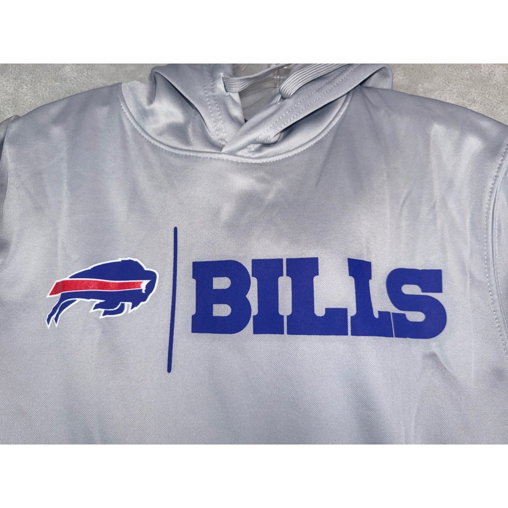 New Era Buffalo Bills NFL Men's Medium Gray Combine Authentic Pullover Hoodie